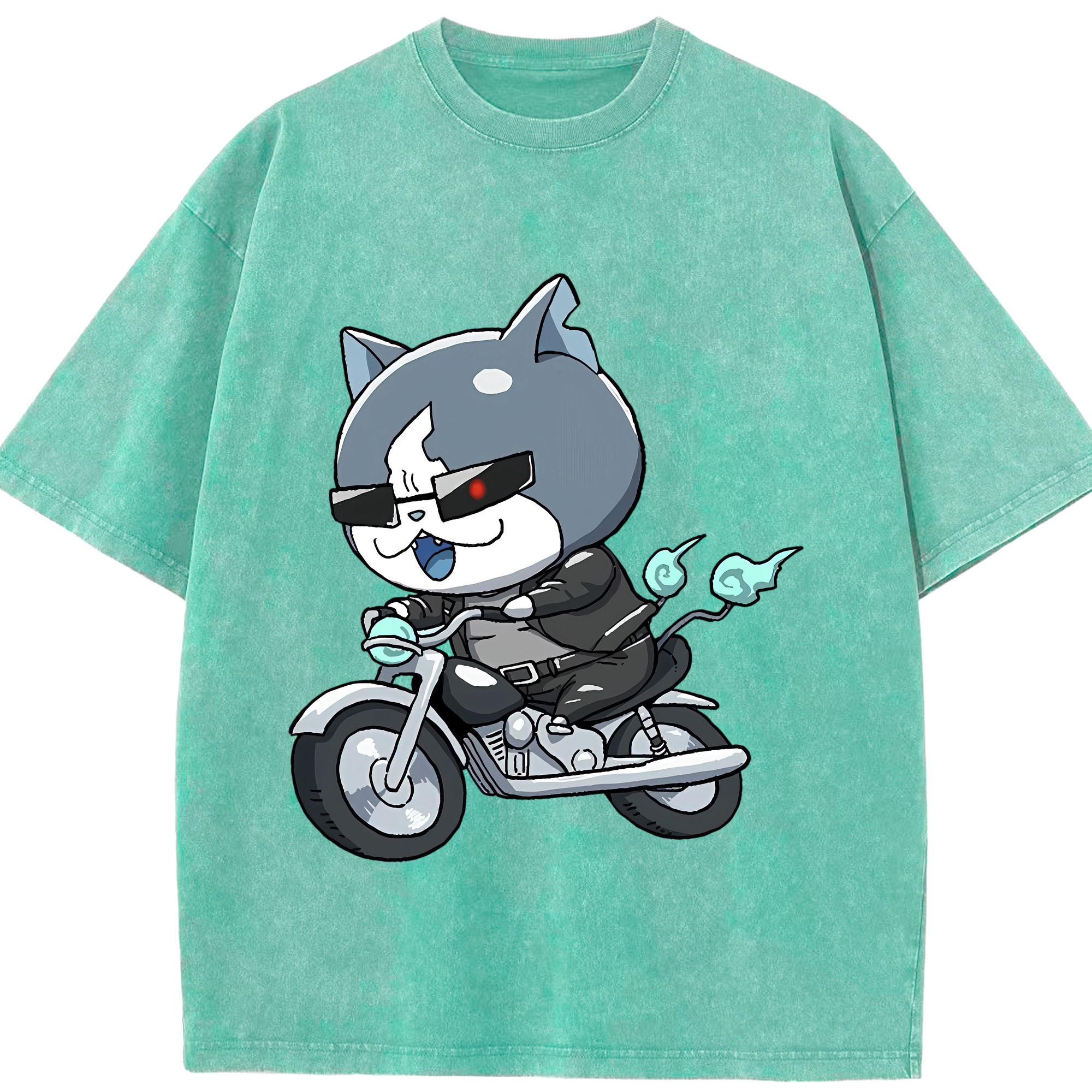 （画像用） 妖怪ウォッチ Yo-kai Watch 綿100% ヴィンテージ風 半袖Tシャツ（フロントプリント）